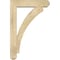 Ekena Millwork Thorton Craftsman Rough Sawn Bracket w/ Offset Brace, Douglas Fir, 6"W x 24"D x 36"H BKT0604X24X36THR04RDF - alternate 2